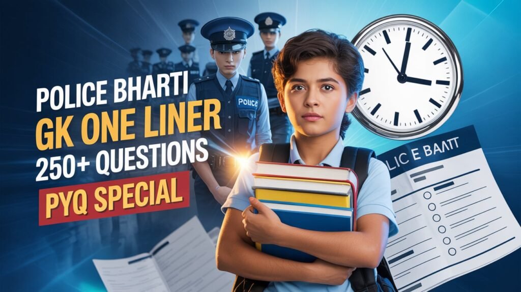 Police Bharti GK One liner Question and Answers Marathi 2025